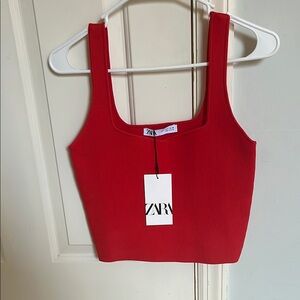 Zara Women's Red Tank Top